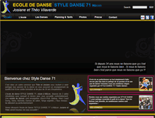 Tablet Screenshot of ecole-style-danse-71.eu